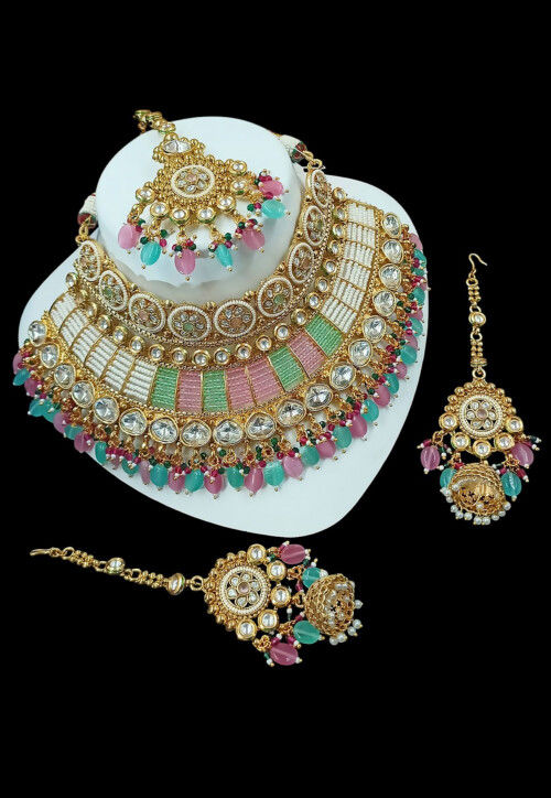 Kundan Choker Necklace Set