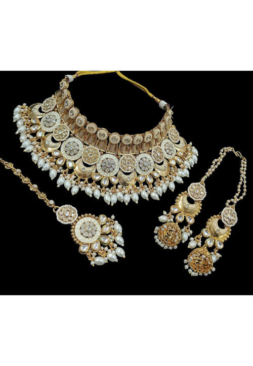 Kundan Choker Necklace Set