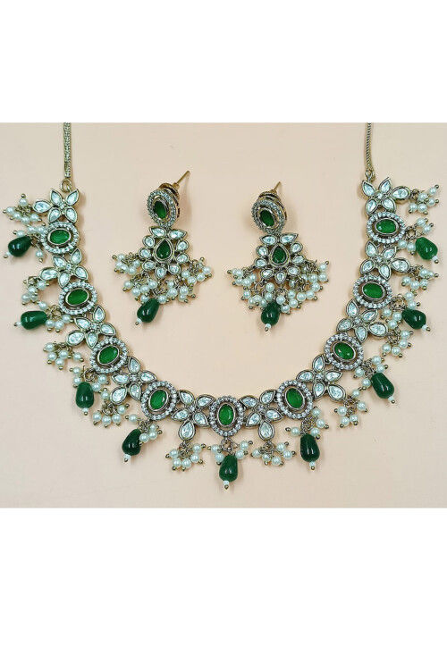 Kundan Choker Necklace Set