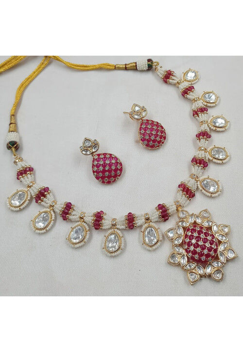 Kundan Choker Necklace Set