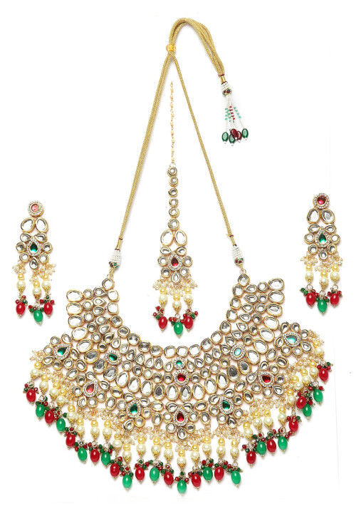 Kundan Choker Necklace Set