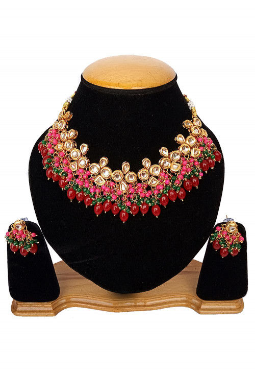 Kundan gale ka set discount