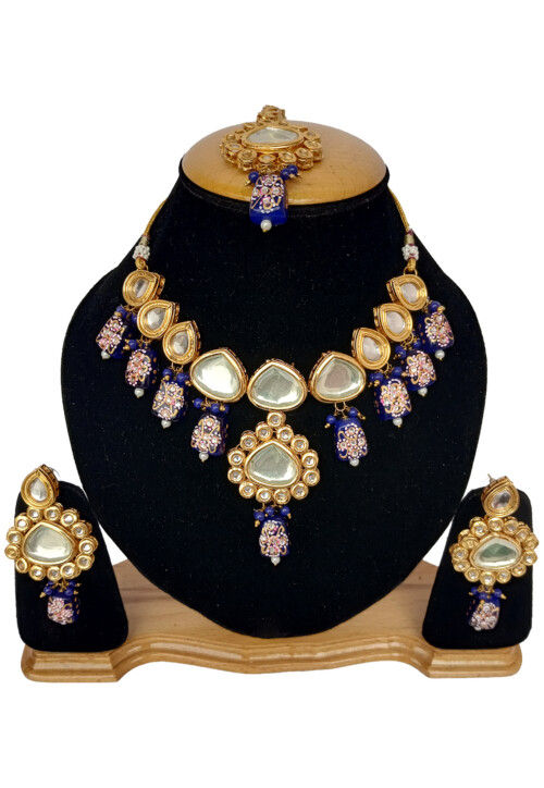 Kundan Choker Necklace Set