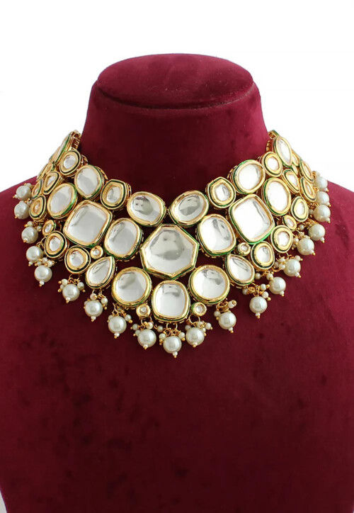 Kundan Choker Necklace Set