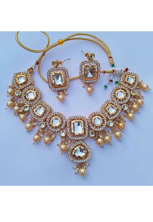 Kundan Choker Necklace Set