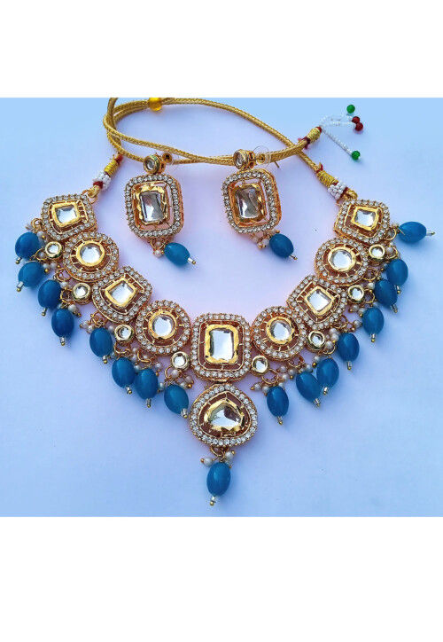 Kundan Choker Necklace Set