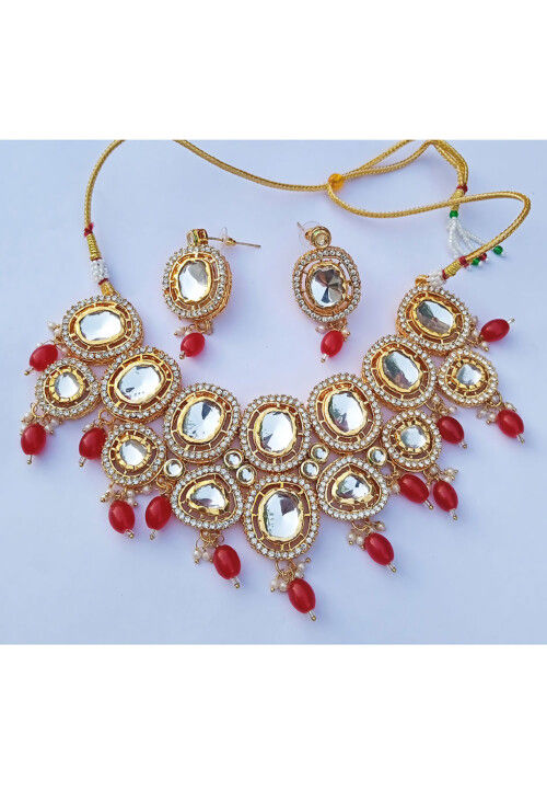 Kundan Choker Necklace Set