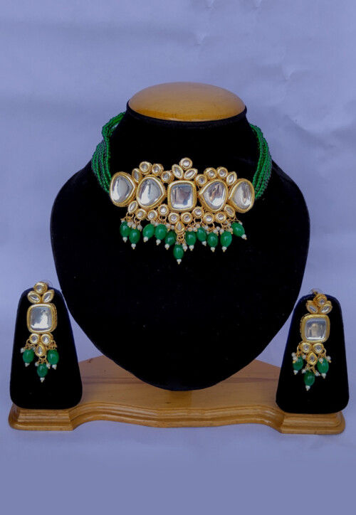 Kundan Choker Necklace Set