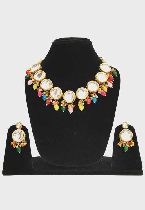 Kundan Choker Necklace Set