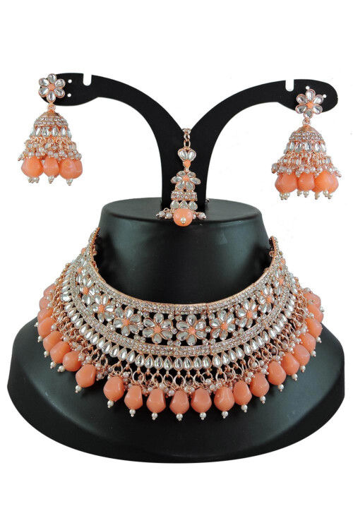 Kundan Choker Necklace Set