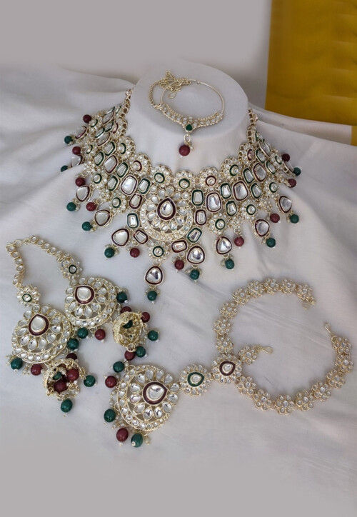 Kundan Choker Necklace Set