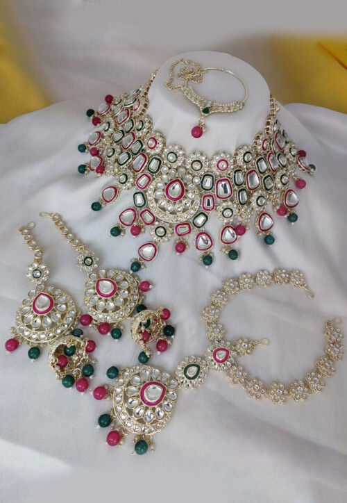 Kundan Choker Necklace Set