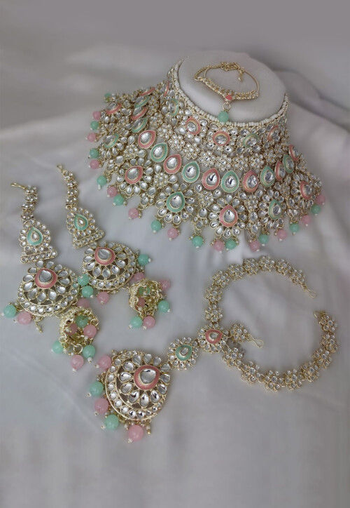 Kundan Choker Necklace Set