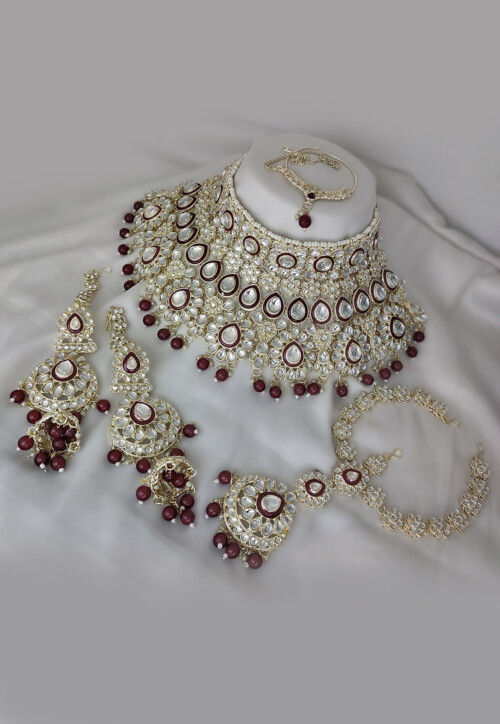 Kundan Choker Necklace Set