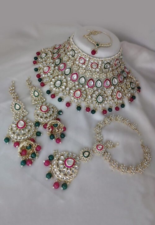 Kundan Choker Necklace Set