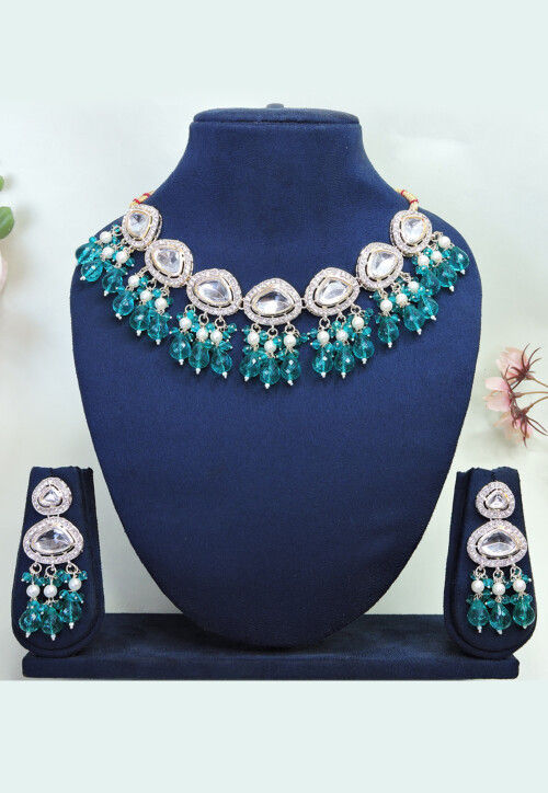 Kundan Choker Necklace Set