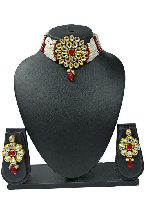 Kundan Choker Necklace Set