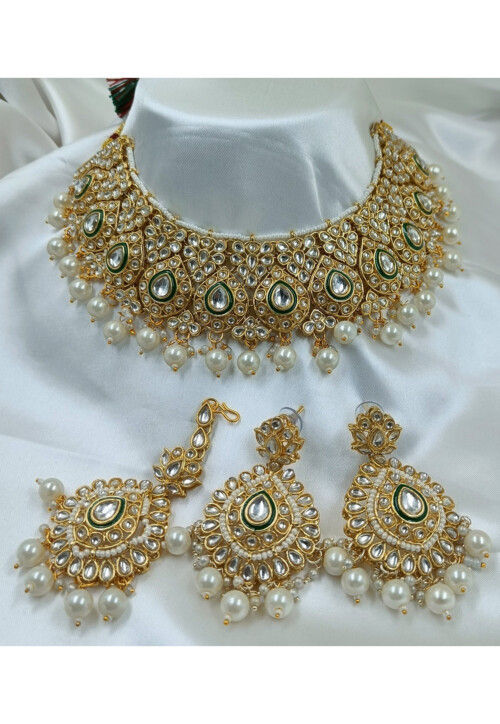 Kundan Choker Necklace Set