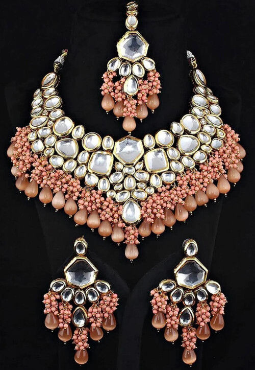 Kundan Choker Necklace Set