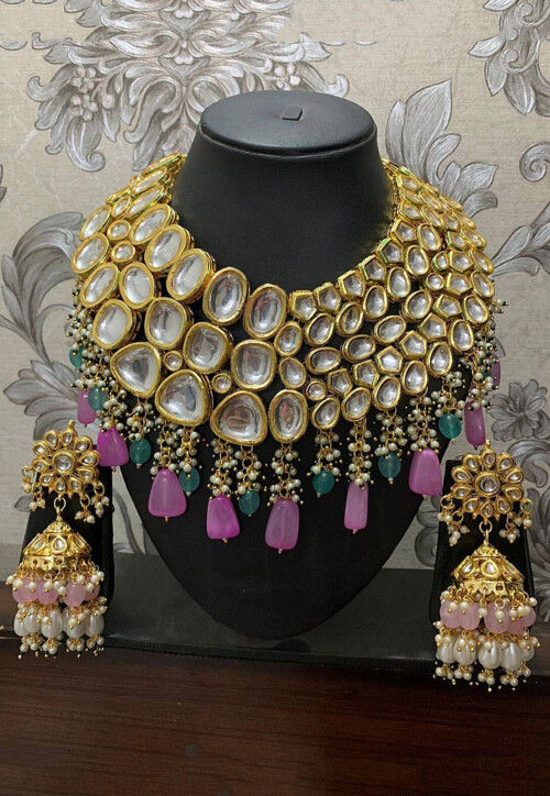 Heavy kundan choker sale