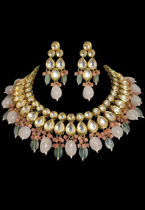 Kundan Choker Necklace Set