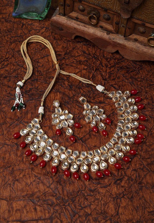 Kundan Choker Necklace Set