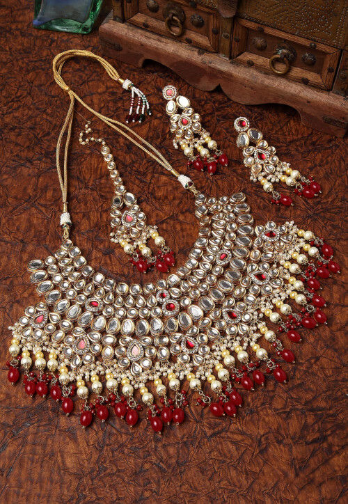 Kundan Choker Necklace Set