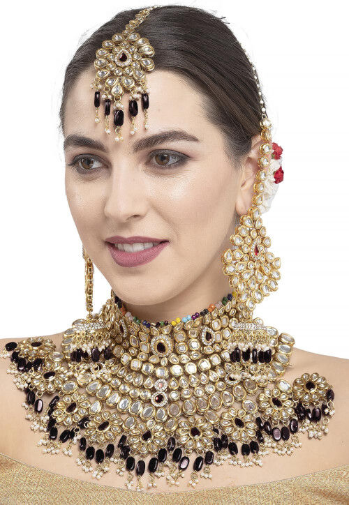 Kundan Choker Necklace Set
