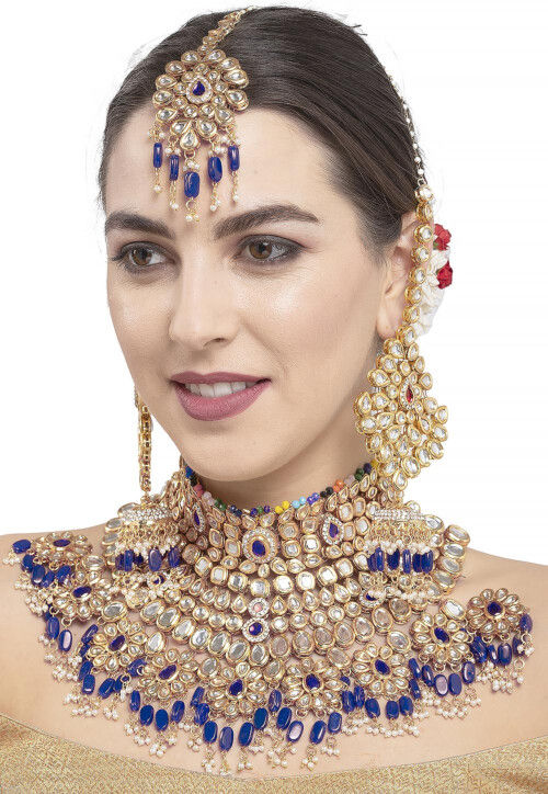 Kundan Choker Necklace Set