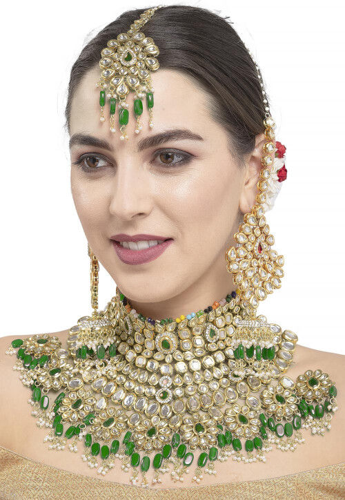 Kundan Choker Necklace Set