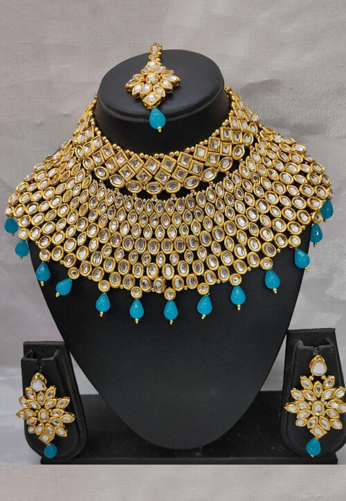 Kundan Choker Necklace Set