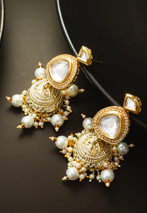 Kundan jhumkas online store