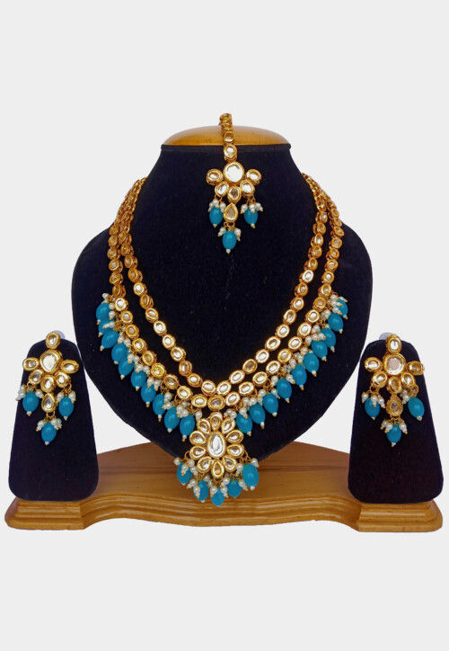 Kundan Layered Necklace Set