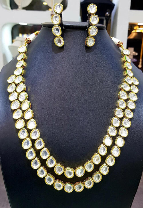 Single layer shop kundan necklace