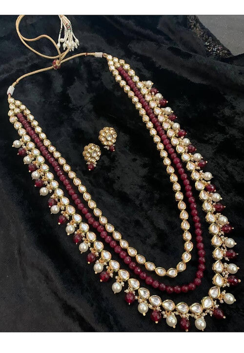 Kundan Layered Necklace Set