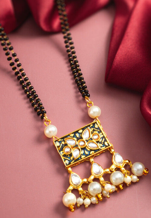 Kundan mangalsutra pendant sale
