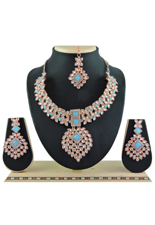 Online shopping kundan necklace sets on sale