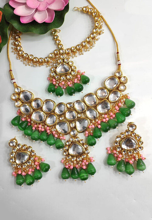 Bridal Kundan Necklace Set| Shop Now - Trink Wink Jewels