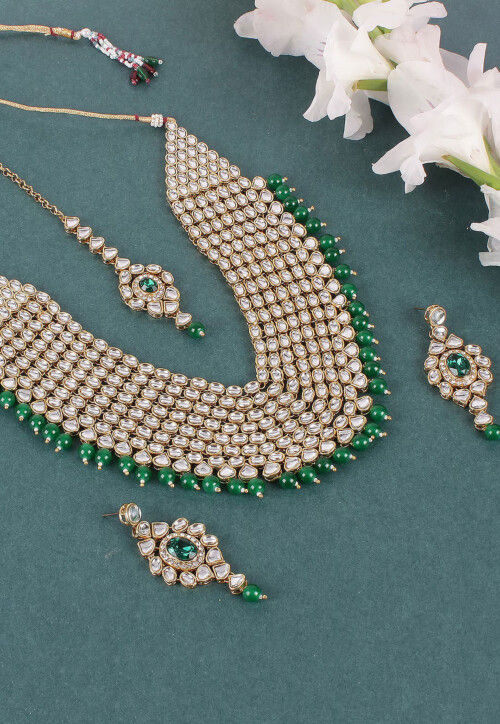 kundan designs for dresses 60 Kundan work ideas