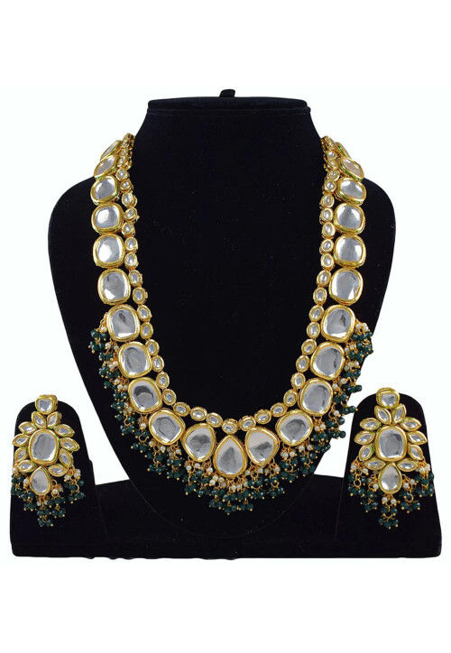 Big kundan necklace set best sale