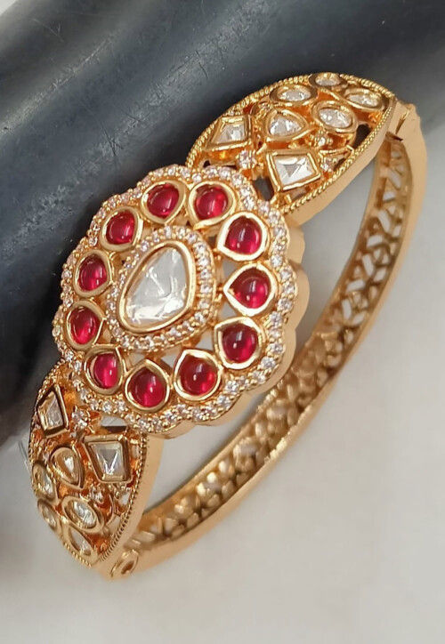Kundan Openable Bracelet