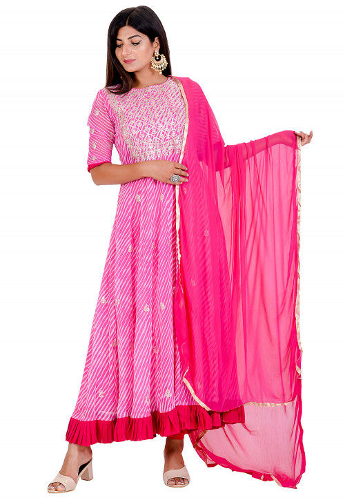 Leheriya salwar suit online hot sale