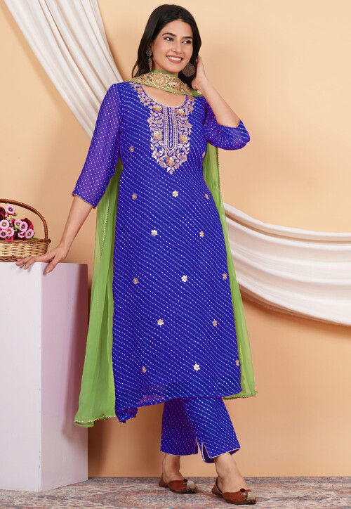 Leheriya suits online clearance