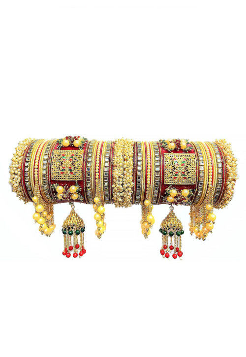 Meenakari Choora Set