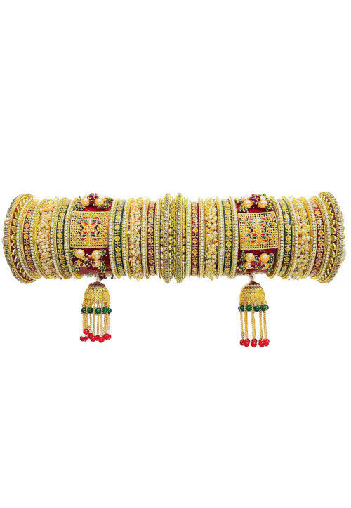 Meenakari Choora Set