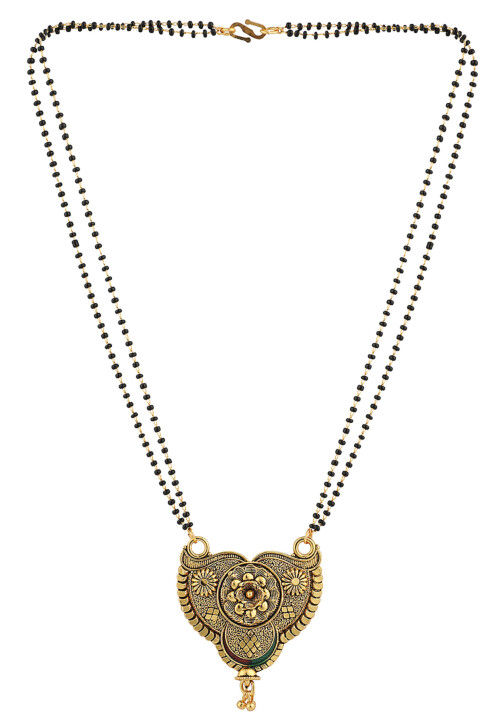Meenakari Oxidised Mangalsutra