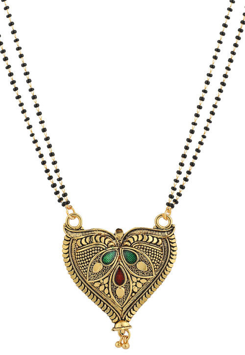 Meenakari Oxidised Mangalsutra