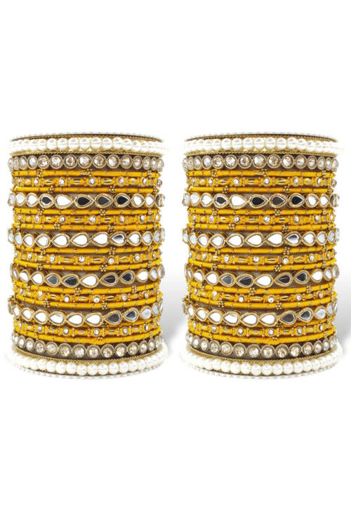 Mirror bangles online clearance
