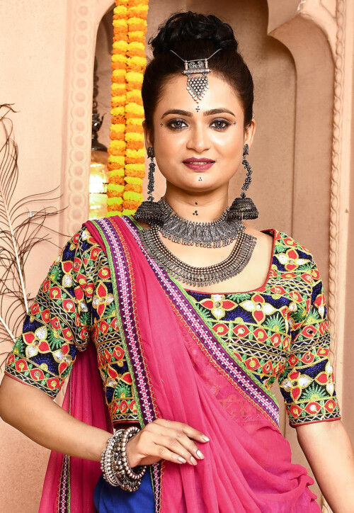 Navratri Special Cotton Lehenga in Multicolor