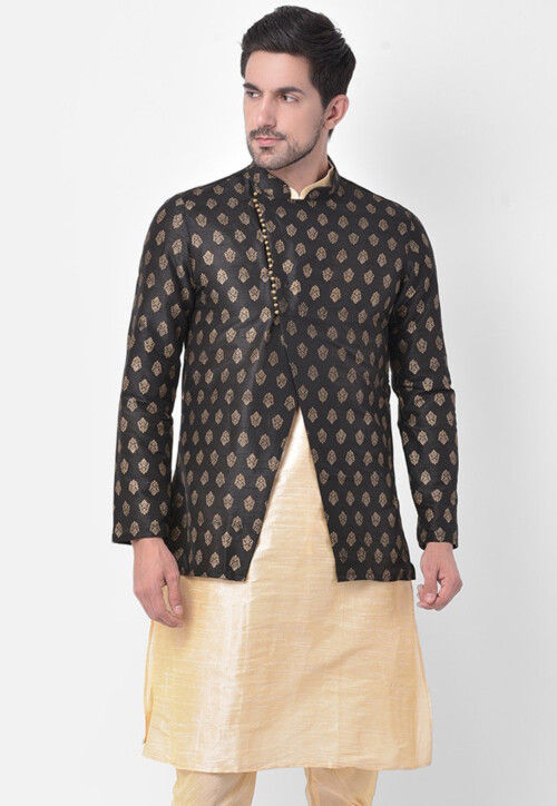 Party Wear Satin Printed Nehru Jackets at Rs 550/piece | Shahdara | New  Delhi | ID: 2851317166562